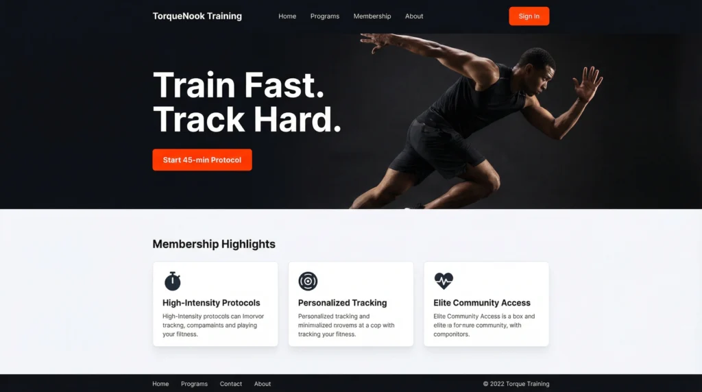 UI/UX Web Landing Pages