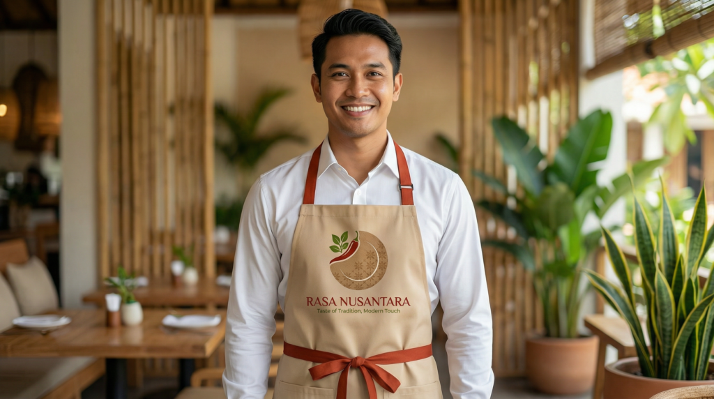 Rasa Nusantara Staff Uniform Mockup